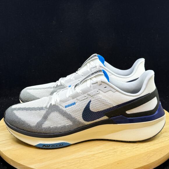 Nike Air Zoom Structure 25 ‘White Black Photo Blue’ HV5222 100 Size 11 - Picture 2 of 9